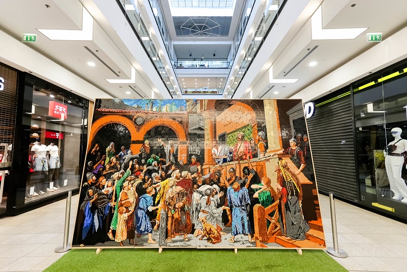 Nagyváradon át érkezett vissza Debrecenbe a LEGO®-ból épített Ecce Homo